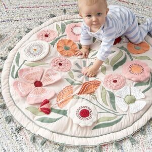 Crate & Barrell baby tummy Time activity mat